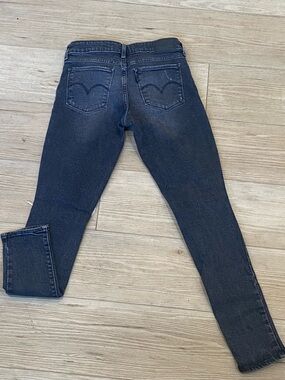 Levi's Black Skinny Jeans - Faded Black Wash